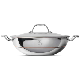 COPPER TOUCH УОК ТИГАН С ДВЕ ДРЪЖКИ И КАПАК 28CM