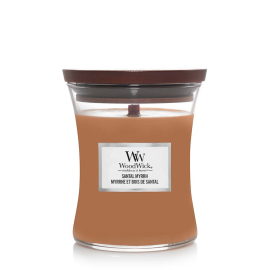 SANTAL MYRRH АРОМАТНА СВЕЩ СРЕДЕН БУРКАН