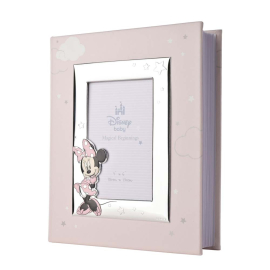 MINNIE ФОТОАЛБУМ С ПОСРЕБРЕНА РАМКА ЗА СНИМКА 10/15 СМ