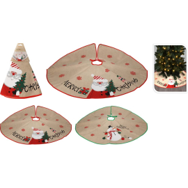 XMAS КОЛЕДНА ПОДЛОЖКА ЗА ЕЛХА 100 CM АСОРТИ