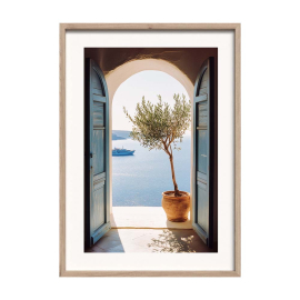 MYKONOS КАРТИНА С РАМКА 50/70 СМ