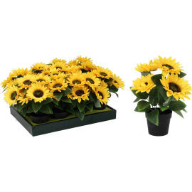 SPRING ИЗКУСТВЕН СЛЪНЧОГЛЕД В КАШПА 28 СМ