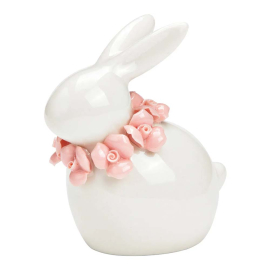 BUNNY СТАТУЕТКА ЗАЙЧЕ С ВЕНЕЦ 9 СМ