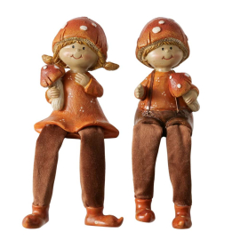 AUTUMN TAMY СТАТУЕТКА СЕДЯЩО ДЕТЕ ГЪБКА  7.5/6.2/17 СМ АСОРТИ