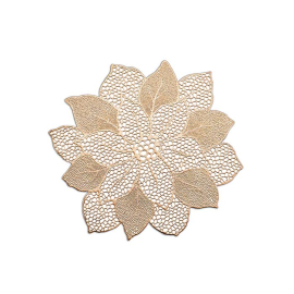 FLOWER ЗЛАТНА ПОДЛОЖКА ЗА СЕРВИРАНЕ
