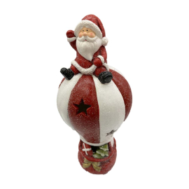 HOLY CHRISTMAS КОЛЕДНА СТАТУЕТКА С ДЯДО КОЛЕДА 42.5 СМ