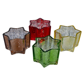 КОЛЕДНА ПОСТАВКА ЗА СВЕЩ 7.4/5.2 СМ АСОРТИ