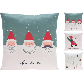 XMAS SANTA КОЛЕДНА ДЕКОРАТИВНА ВЪЗГЛАВАНИЦА 45/45 СМ