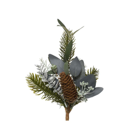 MODERN КОЛЕДНО КЛОНЧЕ С ШИШАРКИ 25/14/7 CM