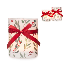 RIBBON КОЛЕДНА ПОСТАВКА ЗА СВЕЩ 8/10 СМ