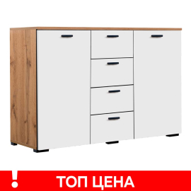 КОМОД КАСЪЛ С 2 ВРАТИ И 4 ЧЕКМЕДЖЕТА 105/35/79 СМ