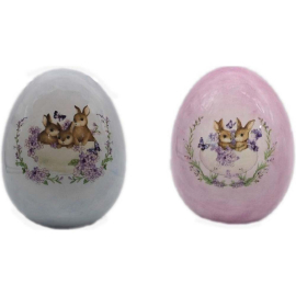 TRADITIONAL EASTER ДЕКО ЯЙЦЕ АСОРТИ 12.8/16.4 CM