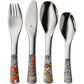 WMF FOREST FRIENDS ДЕТСКИ ПРИБОРИ ЗА ХРАНЕНЕ 4 ЧАСТИ