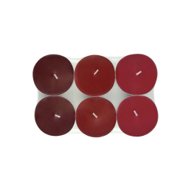 6 БР. АРОМАТНИ ЧАЕНИ СВЕЩИ RED BERRIES