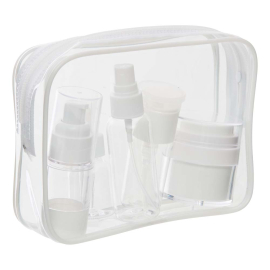 TRAVEL СЕТ 5 БР. КОНТЕЙНЕРИ ЗА КОЗМЕТИКА В НЕСЕСЕР