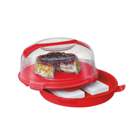 RED CAKE КУТИЯ ЗА ТОРТА ЧЕРВЕНА 34,5х15,5СМ