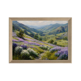 VIOLET HILLS КАРТИНА С РАМКА 56/75 СМ