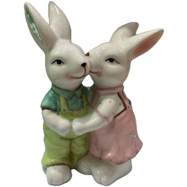 LUCKY RABBIT СТАТУЕТКА ДВОЙКА ЗАЙЧЕТА 14/9/19 СМ