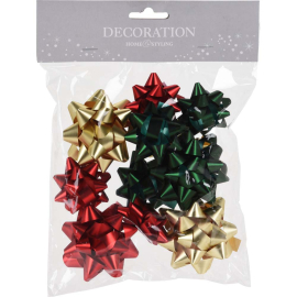 GLAMOUR СЕТ 12 БР. КОЛЕДНИ ПАНДЕЛКИ ЗА ОПАКОВАНЕ