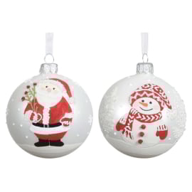 КОЛЕДНА ТОПКА 8 СМ АСОРТИ