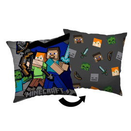 MINECRAFT ДЕКО ВЪЗГЛАВНИЦА С ДВЕ ЛИЦА 40/40СМ