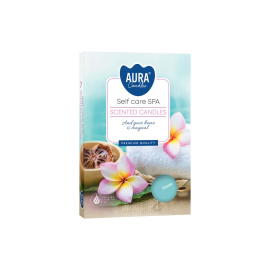 АРОМАТНИ ЧАЕНИ СВЕЩИ SPA ГРИЖА ЗА СЕБЕ СИ 6 БР.