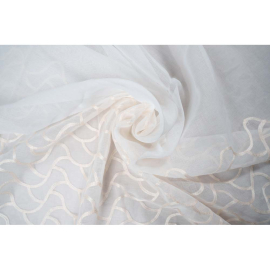 ВЪЛНИ БРОДЕРИЯ ПЛАТ ТЪНЪК  280СМ