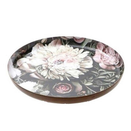 FLOWERS ДЕКОРАТИВЕН ПОДНОС 30 СМ