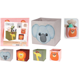 ZOO ANIMALS ДЕТСКА КУТИЯ ЗА СЪХРАНЕНИЕ  30/30/30СМ