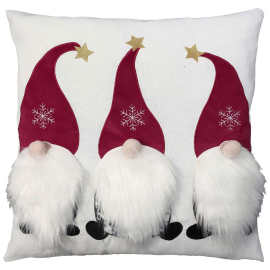 XMAS GNOME  ДЕКОРАТИВНА ВЪЗГЛАВНИЦА 45/45СМIСЕРАЛ