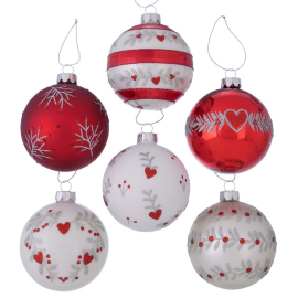 MAVINA КОЛЕДНА ТОПКА D:8 СМ АСОРТИ