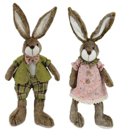 LUCKY RABBIT ДЕКО ЗАЕК АСОРТИ 15/46/7.5 CM