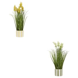 DURA ИЗКУСТВЕНО ЦВЕТЕ В КАШПА 47 СМ АСОРТИ