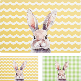 BUNNY ВЕЛИКДЕНСКА ПОДЛОЖКА ЗА СЕРВИРАНЕ 43.5/28.5 СМ АСОРТИ