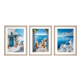 OIA ISLAND СЕТ 3 БР. КАРТИНИ 30/40 СМ