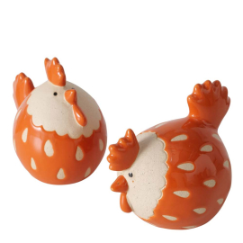 AGATHY СТАТУЕТКА КОКОШКА 6.5/9.6/8.7 СМ АСОРТИ