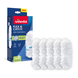 VILEDA FLEX AND CATCH КОМПЛЕКТ 5 БР. ПЪЛНИТЕЛИ ЗА ЧЕТКА ЗА ПОЧИСТВАНЕ НА ПРАХ