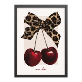 CHERRIES КАРТИНА С РАМКА 30/40 СМ