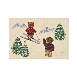 XMAS CHRISTMAS BEAR ПОДЛОЖКА ЗА СЕРВИРАНЕ 48/33СМ