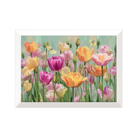 SPRING TULIP КАРТИНА С РАМКА 56/75 СМ