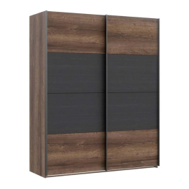 ГАРДЕРОБ С 2 ПЛЪЗГАЩИ ВРАТИ 170,3/61,2/209,7 СМ