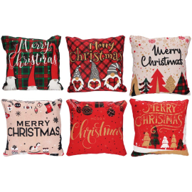 КОЛЕДНА ВЪЗГЛАВНИЦА 45/45 СМ АСОРТИ