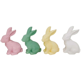 LUCKY RABBIT ДЕКО ЗАЙЧЕ 13.6/8.7/19.5 СМ АСОРТИ