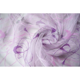 ГЕОМЕТРИК ПЛАТ ТЪНЪК ОРГАНЗА 300СМ