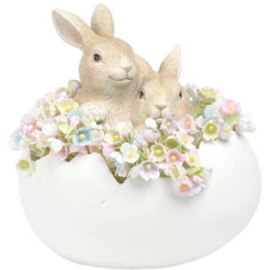 MODERN EASTER СТАТУЕТКА СЪС ЗАЙЧЕТА 14 СМ