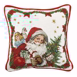 TOY'S FANTASY SANTA КОЛЕДНА ДЕКОРАТИВНА ВЪЗГЛАВНИЦА 45X45 СМ