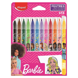 ФЛУМАСТЕРИ MAPED BARBIE - 12 ЦВЯТА