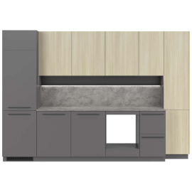 БЛОК КУХНЯ МИЛИНО МИДИЪМ-B 345/60,9/230,6 СМ