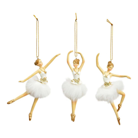 BALLERINA КОЛЕДНА ВИСУЛКА ЗА ЕЛХА БАЛЕРИНА 15 СМ АСОРТИ