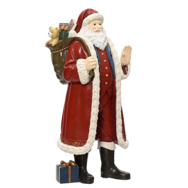 SANTA КОЛЕДНА СТАТУЕТКА ДЯДО КОЛЕДА 38 СМ